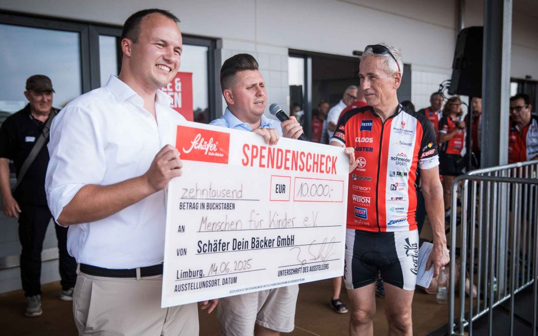 Schäfer Dein Bäcker unterstützt Spendenradtour für Kinder